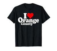 AMO HEART ORANGE COUNTY THE OC SOCIAL CALIFORNIA Maglietta