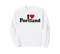 Amo Heart Portland Oregon Maine Felpa