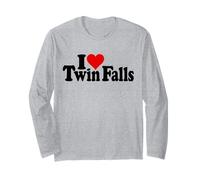 Amo Heart Twin Falls Idaho Maglia a Manica