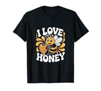 Amo Honey Cute Bee Entusiast Art Maglietta