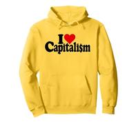Amo I CAPITALISTI del CAPITALISMO del Cuore Liberi MERCATI Felpa con Cappuccio