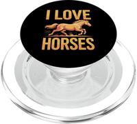 Amo i cavalli Appassionato di equitazione PopSockets PopGrip per MagSafe