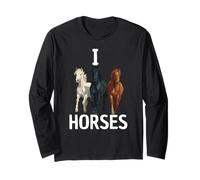 Amo i Cavalli Maglia a Manica
