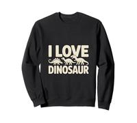 Amo i Dinosauri Fun Jurassic Style Felpa
