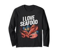 Amo i frutti di mare appassionati di creature oceaniche Maglia a Manica