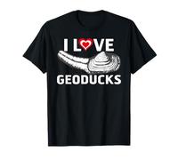 Amo i Geoducks Gooey Duck Funny Geoduck Hunter Maglietta