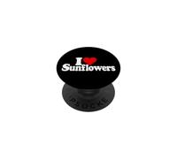 AMO I GIRASOLI A CUORE PopSockets PopGrip Adesivo