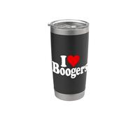 AMO I HEART BOOGERS Bicchiere termico in acciaio inox doppia parete