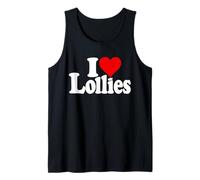 Amo I Lecca-Lecca-Lecca A Forma di Cuore Canotta