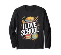 Amo i libri scolastici Globe Learning Passion Maglia a Manica