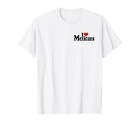 Amo I MESSICANI del Cuore E LA Cultura Messico Maglietta