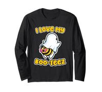 Amo i Miei Boo-Tee | Cute Ghost Bee Funny Halloween per Maglia a Manica