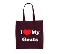 Amo I Miei Capretti - Borsa In Tela - Animali Da Fattoria Capra