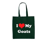 Amo I Miei Capretti - Borsa In Tela - Animali Da Fattoria Capra