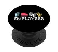 Amo i miei dipendenti Funny Boss PopSockets PopGrip Adesivo