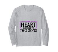 Amo i Miei Due Figli Maglia a Manica