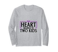 Amo i Miei Due Figli Maglia a Manica