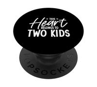 Amo i miei due figli PopSockets PopGrip Adesivo