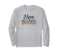 Amo i Miei Libri per Gli Amanti dei Libri Maglia a Manica