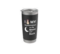 Amo i miei nipoti Bicchiere termico in acciaio inox doppia parete