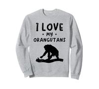 Amo i Miei oranghi - Orangutan Monkey Orangutan Felpa