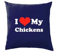 Amo I Miei Polli - Cuscino - Polli Maschi Animali Da Fattoria Uova