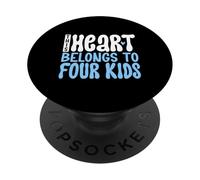 Amo i miei quattro figli PopSockets PopGrip Adesivo