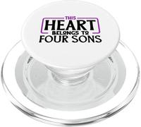 Amo i miei quattro figli PopSockets PopGrip per MagSafe