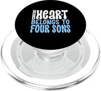 Amo i miei quattro figli PopSockets PopGrip per MagSafe