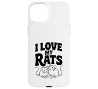 Amo i miei ratti Cute Pet Lovers Rat Life Custodia per iPhone 15 Plus