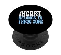 Amo i miei tre figli PopSockets PopGrip Adesivo