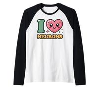 Amo i Neuroni Maglia con Maniche Raglan