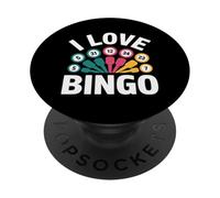 Amo i numeri del bingo e divertiti PopSockets PopGrip Adesivo