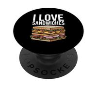 Amo i panini Arte culinaria creativa PopSockets PopGrip Adesivo