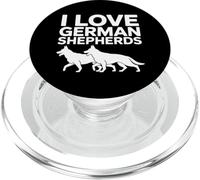 Amo i pastori tedeschi fedeltà canina PopSockets PopGrip per MagSafe