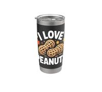 Amo i Peanuts Entusiast Design Bicchiere termico in acciaio inox doppia parete