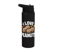 Amo i Peanuts Entusiast Design Stainless Steel Insulated Water Bottle