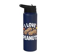 Amo i Peanuts Entusiast Design Stainless Steel Insulated Water Bottle