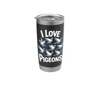 Amo i piccioni Birdwatcher Passion Joy Bicchiere termico in acciaio inox doppia parete