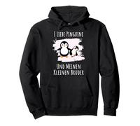 Amo i Pinguini e Il Mio fratellino. Felpa con Cappuccio