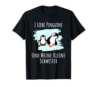 Amo i Pinguini e la mia Sorella. Maglietta