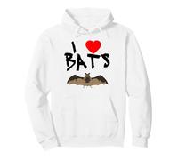 Amo i Pipistrelli I Heart Bat s Felpa con Cappuccio