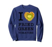 Amo i pomodori Verdi fritti - Testo Nero. Felpa