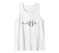 Amo i Ragni Battito del Cuore Linea del Cuore Canotta