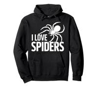 Amo i Ragni Entusiast Design Felpa con Cappuccio