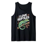 Amo i rettili Gecko Chameleon Entusiast Canotta