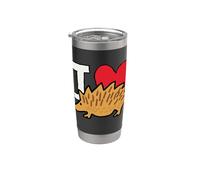 Amo i ricci Bicchiere termico in acciaio inox doppia parete