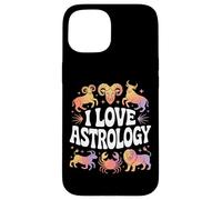 Amo i segni zodiacali dell"oroscopo dell"astrologia Custodia per iPhone 15