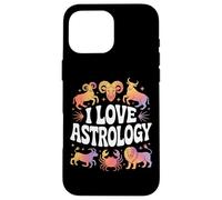Amo i segni zodiacali dell"oroscopo dell"astrologia Custodia per iPhone 16 Pro Max