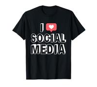 Amo i social media | Pubblicità | SMM Manager Maglietta